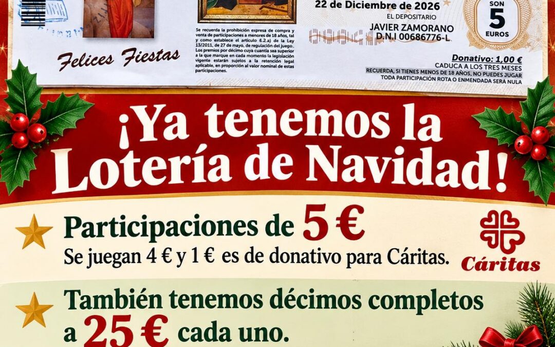 ¡Ya tenemos la lotería de Navidad!