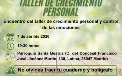 TALLER DE CRECIMIENTO PERSONAL