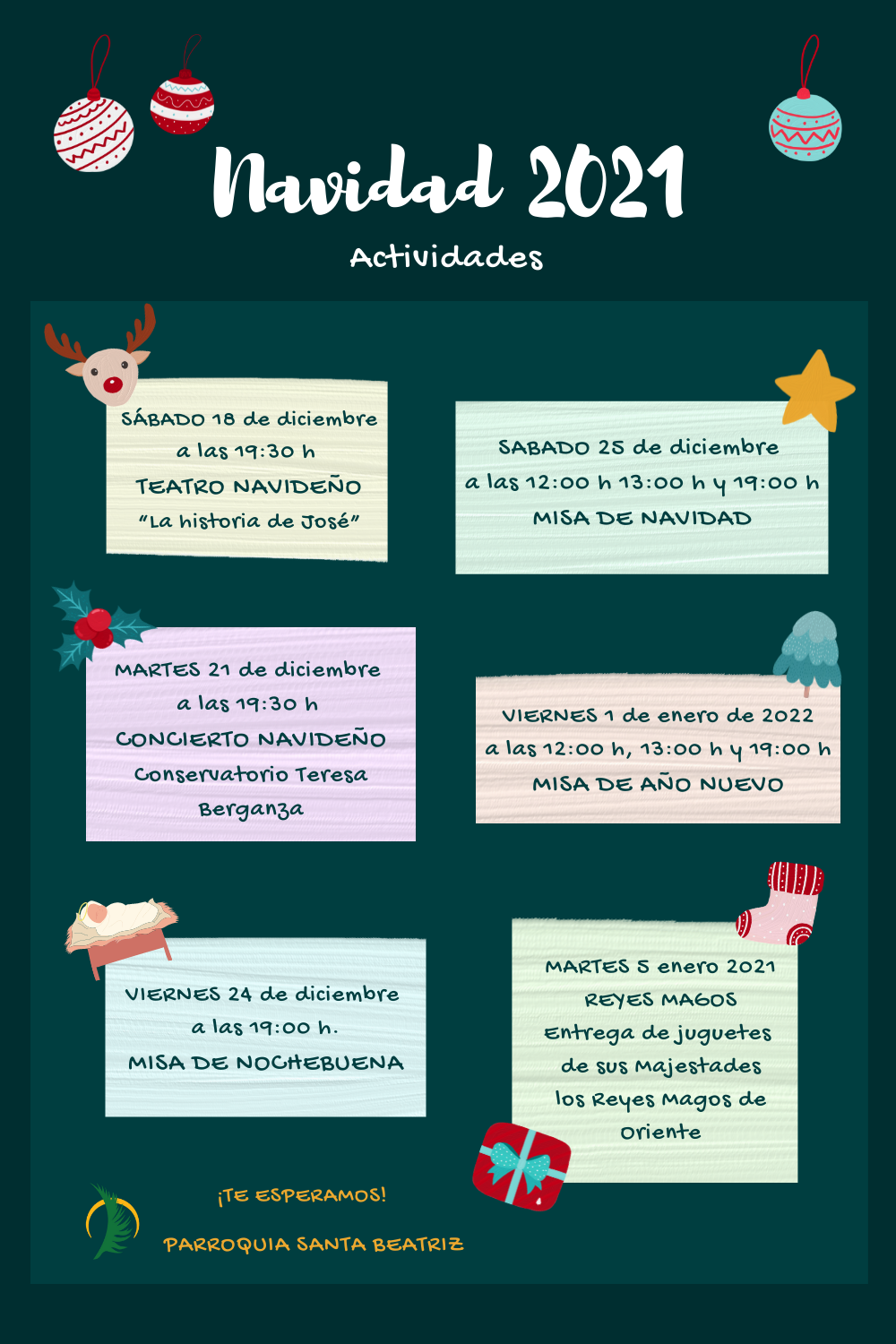 parroquia-sata-beatriz-atividades-navidad-2021 actividades de navidad 2021 de la Parroquia Santa Beatriz